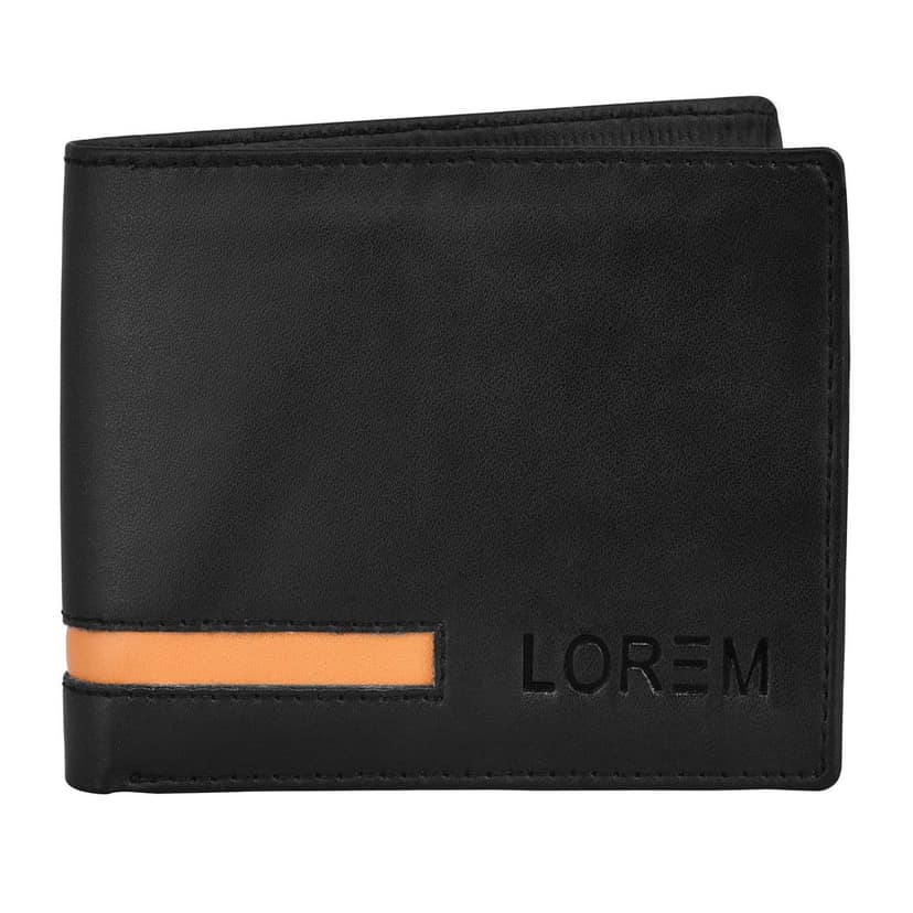 Edition Bi-Fold Premium Faux Leather 3 ATM Card Slots Wallet for Men-B view 2