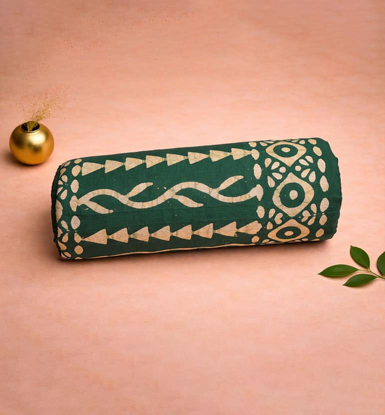 Handcrafted Batik Print Cotton Saree with Blouse Piece