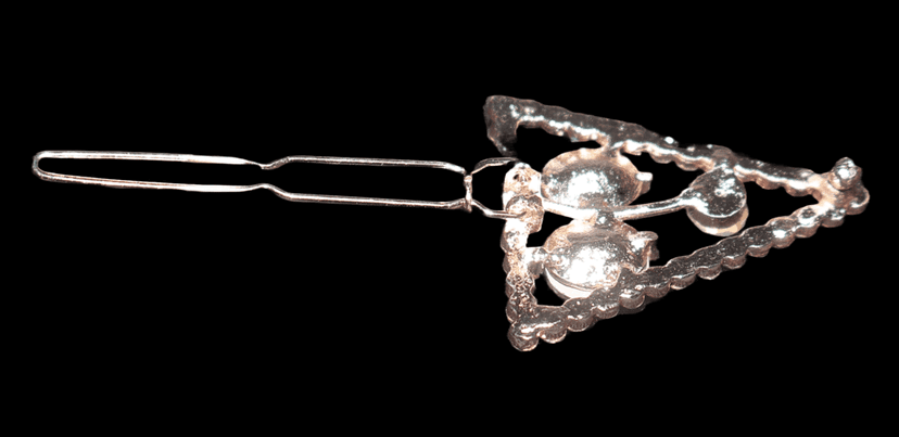 Elegant Crystal and Gem Hair Accessory view 3