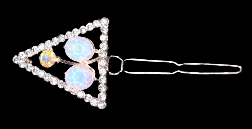 Elegant Crystal and Gem Hair Accessory view 4