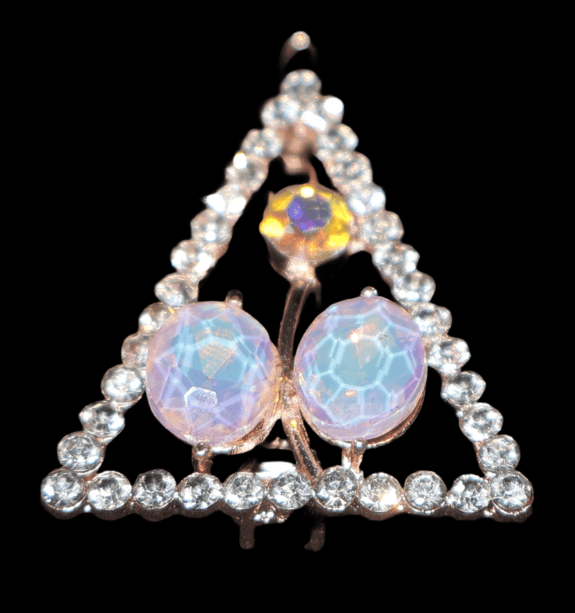 Elegant Crystal and Gem Hair Accessory view 5
