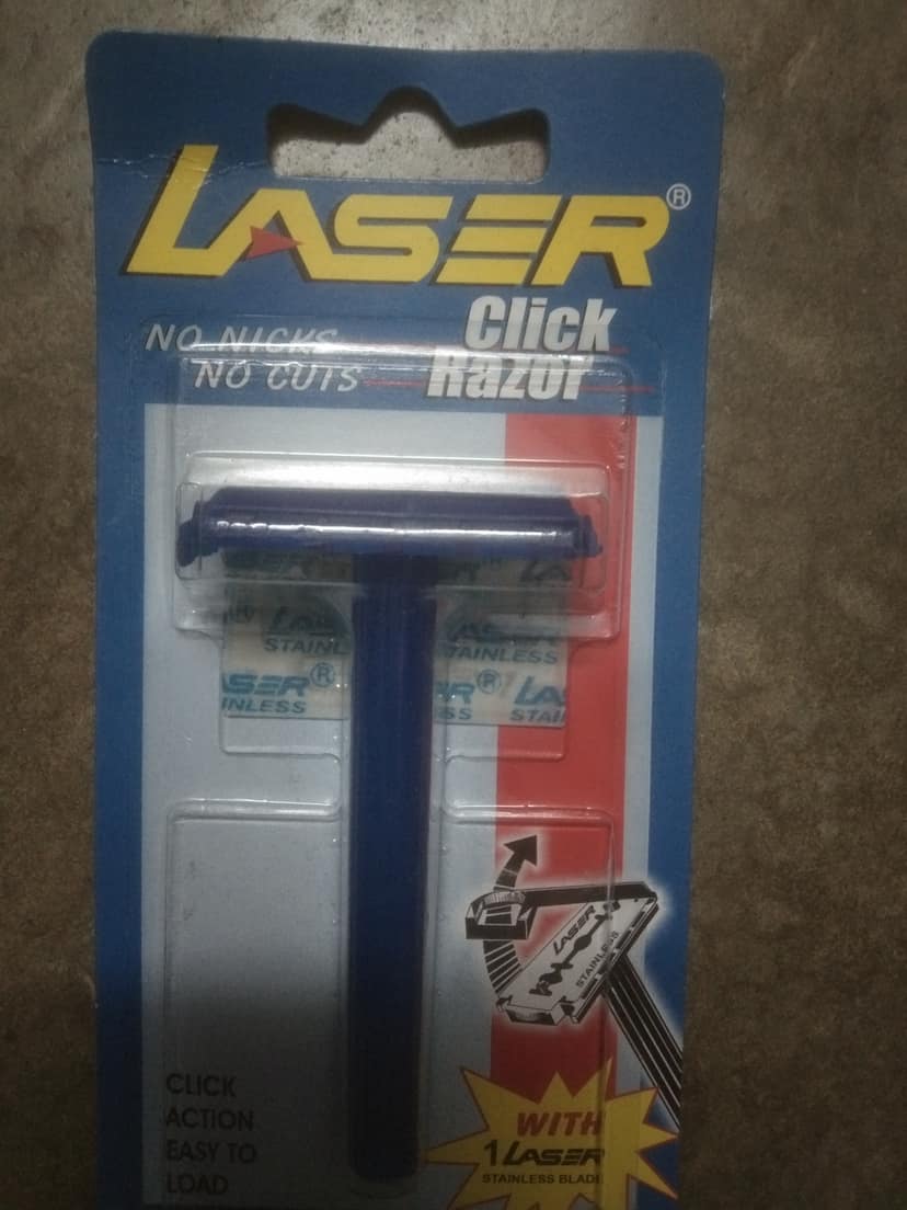 Laser click razor