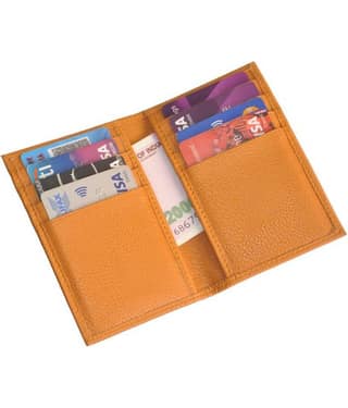 Hide & Sleek Slim Artificial Leather Credit Card Holder