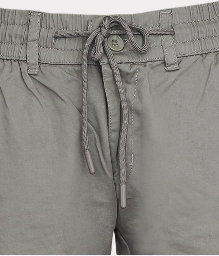 plounge Light Grey Cotton Blend Men's Shorts ( Pack of 1 ) view 2