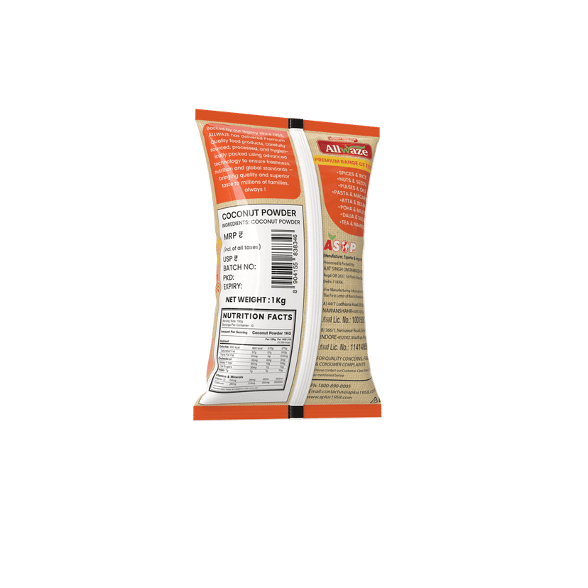 Allwaze Coconut Powder 1kilogram view 2