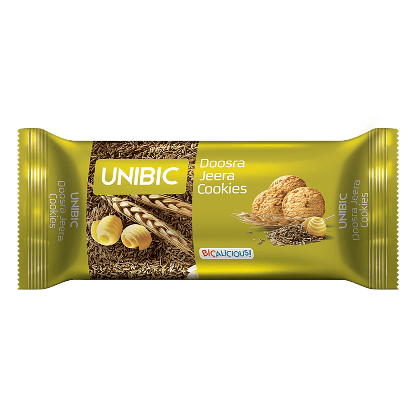 Unibic Doosra Jeera Cookies, 75 G Pouch