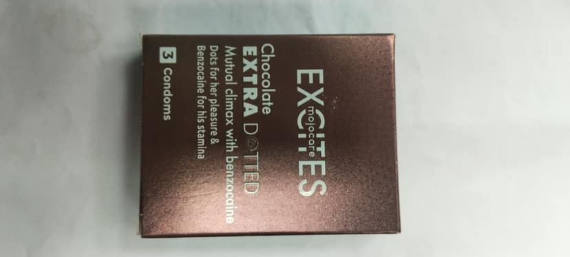 Ex Chocolate Extra dotted 3 condoms
