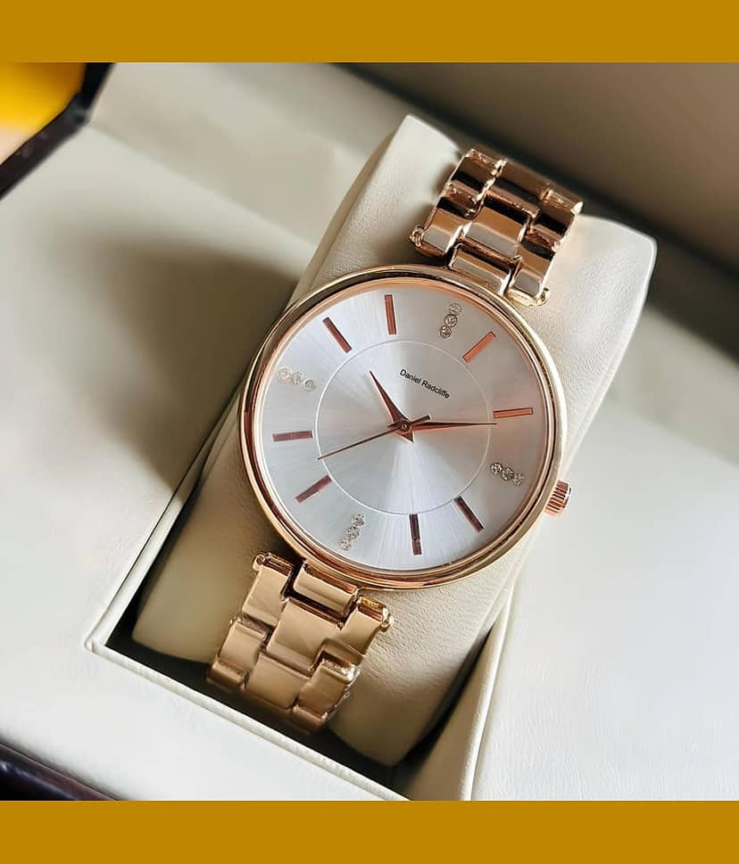 Trex Rose Gold Stainless Steel Analog Womens Watch