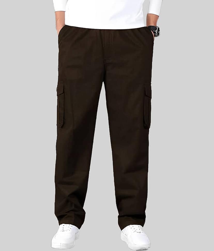 Reoutlook Regular Flat Men's Cargos - Grey ( Pack of 1 )