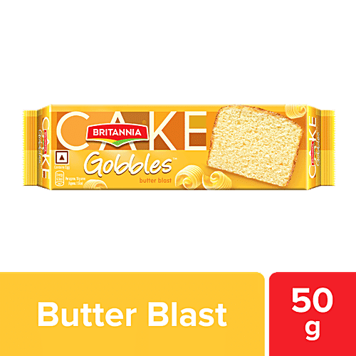 Britannia Gobbles Cake - Butter Blast, 50 g