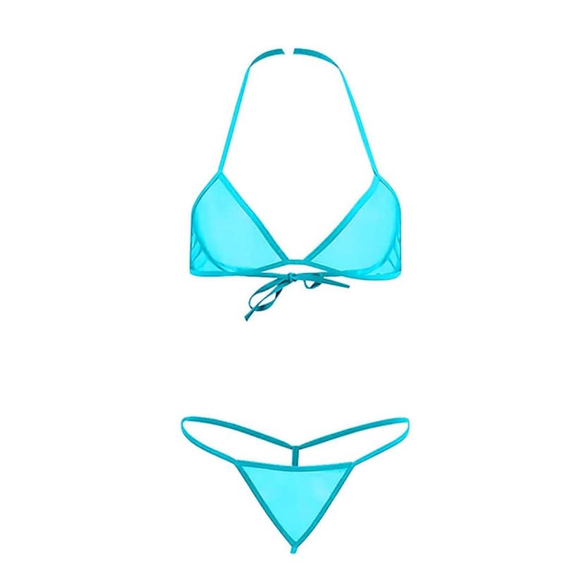 Plain Satin Bra Panty Bikini Set view 7