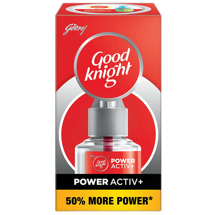Good Knight Power Activ+ Liquid Vapourizer, Mosquito Repellent Refill, 45Ml view 2