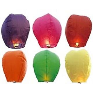 pack of 10 sky lantern (hot air ballon)