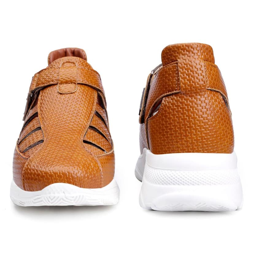Bxxy's 3 Inch Height Increasing Elevator Sandals for Men view 9