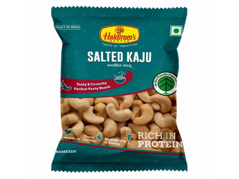Haldiram's Salted Kaju Namkeen - 35 gm