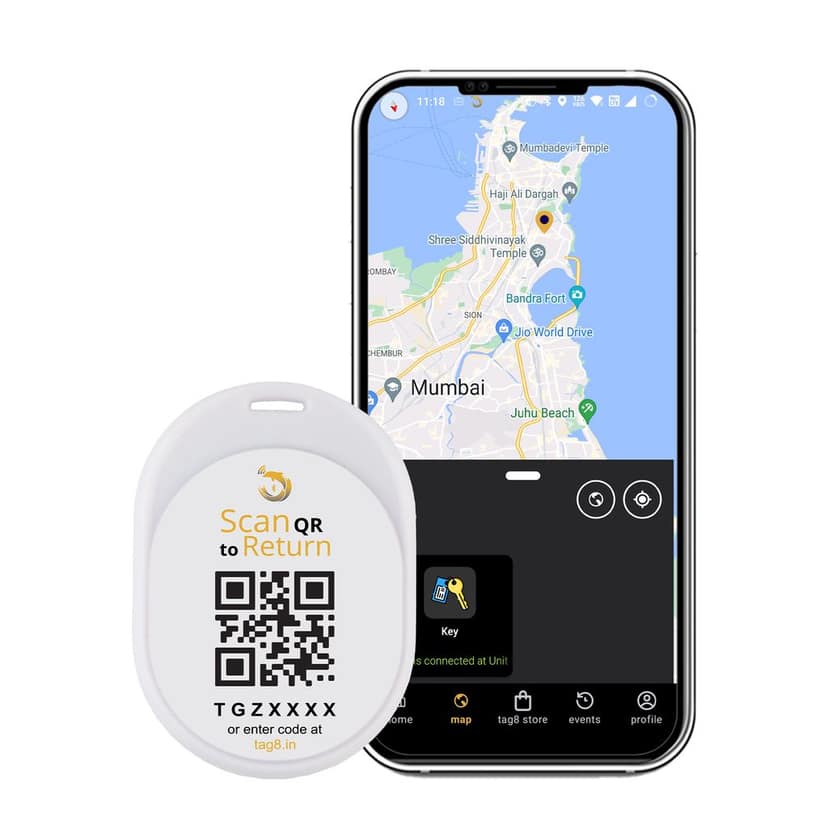 tag8 Dolphin Smart Tracker (white) view 5