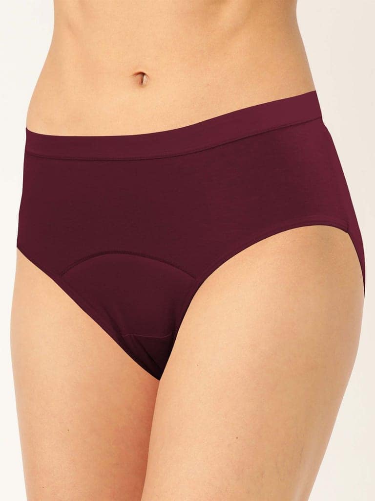 Women Hipster Bamboo Cotton Period Underwear view 7