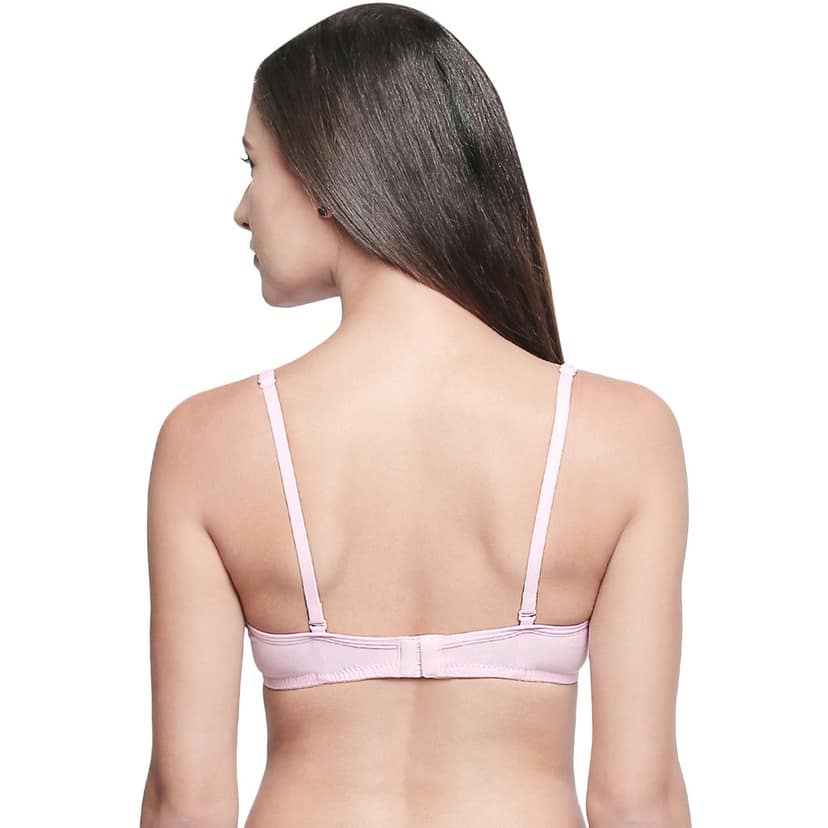 Bodycare Women Cotton Spandex Full Coverage Padded Pushup Bra Bra 6566-PI view 3