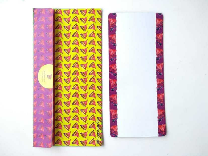 Lakshmi Padam Gift Envelopes and Card - green view 2