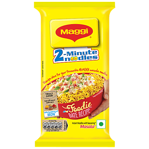 MAGGI 2-Min Masala Instant Noodles, 140 g Pouch