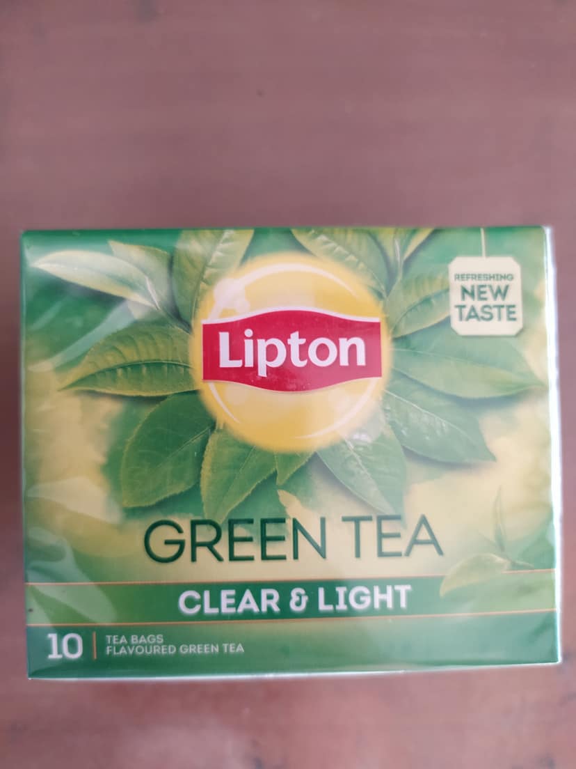 Lipton Green tea Clear & light Tea bags 10 New Taste