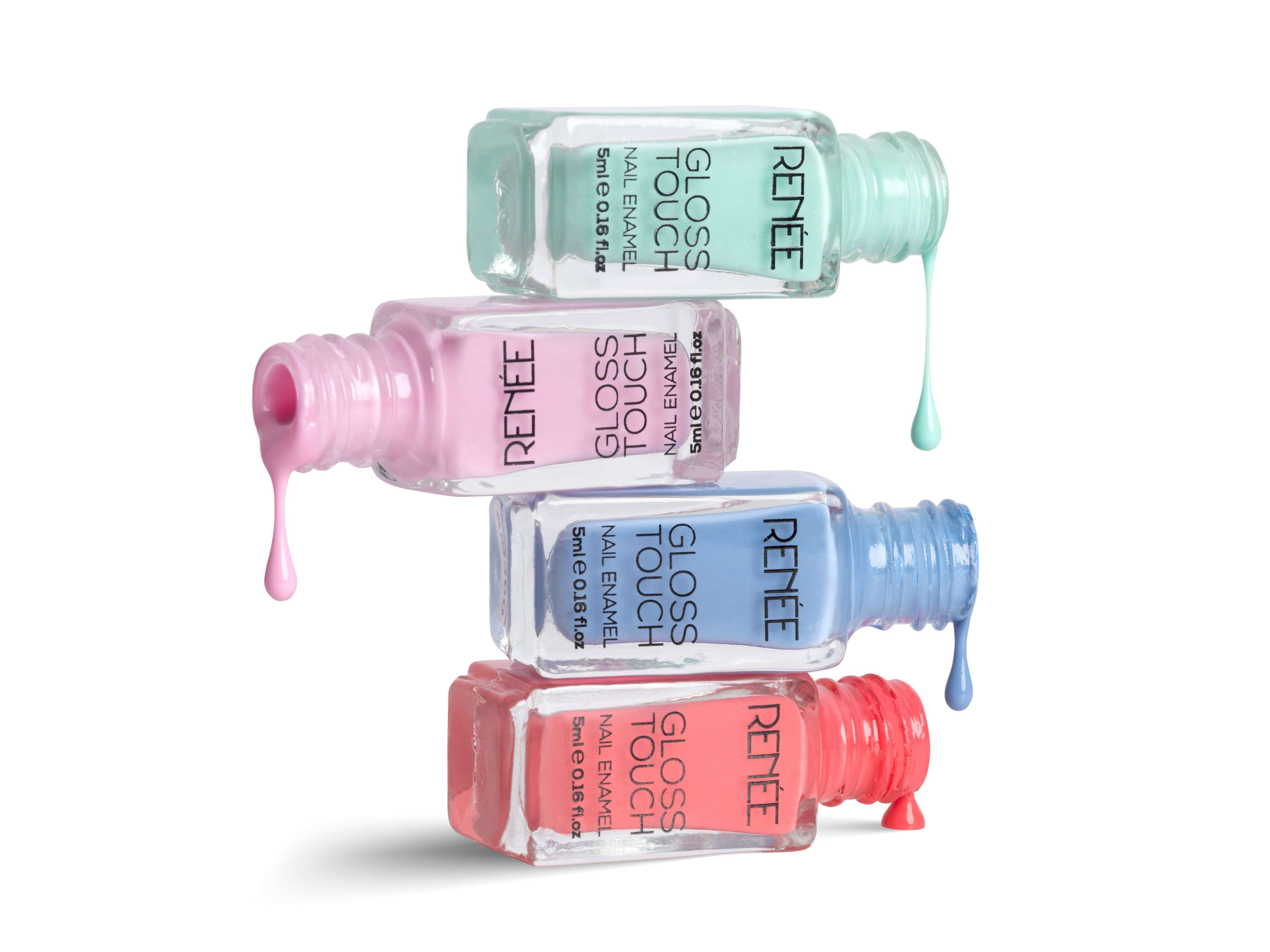 RENEE Gloss Touch Set of 4 Nail Enamels - Vacay Vibes