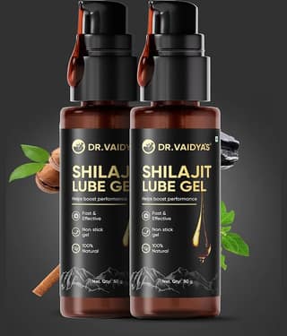 Dr. Vaidya's Shilajit Lube Gel 50g (Pack of 2)