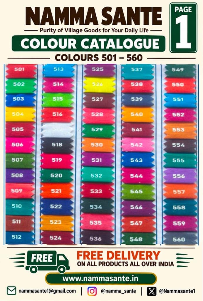 120meter All Polyester Lining Fibre – Colour Options 501–599 view 2