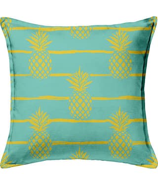 Houzzcode - Water Repellent Green Polyester Pillow Covers 40x40x3 ( Pack of 1 )