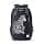 Gear Fiction 1 4 Compartment Backpack 19"/40L Large Water Resistant School Bag/Casual 4 Compartment Backpack/Daypack/Kids Bag for Boys/Girls (Navy-Yellow)