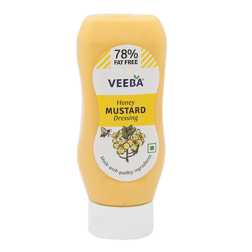 Veeba Honey Mustard Dressing, 300 G Bottle