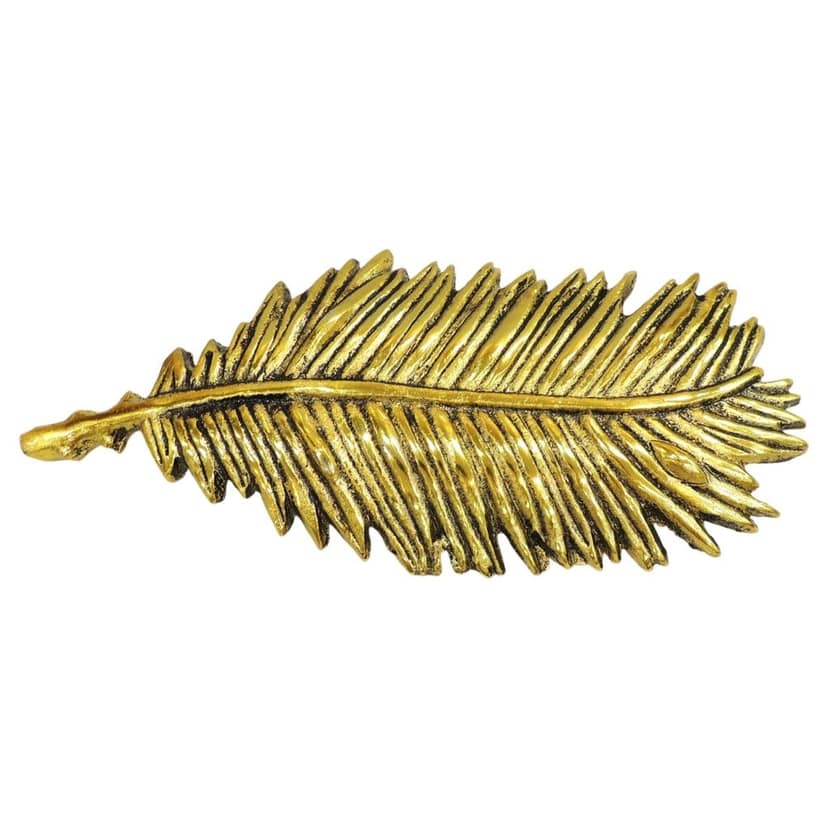 Aluminium Leaf Showpiece with Box | Luxury Decorative Gift Item, Height : 1 Inch (ASMAS541 C) view 3