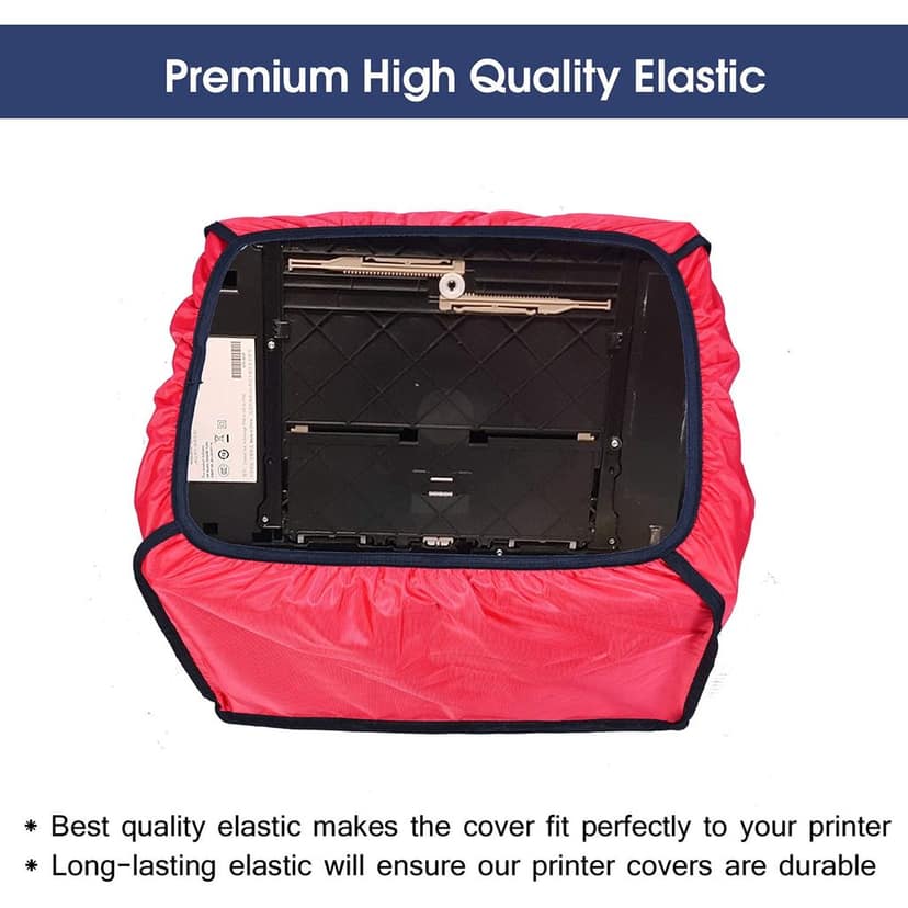 Palap Super Premium Dust Proof Printer Cover for HP Color Laserjet Pro M454dw (Red, 46.15 x 52 x 34.46 CMs) view 7
