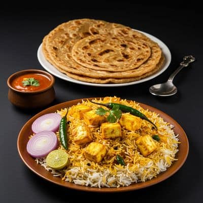 Aloo Paneer Paratha