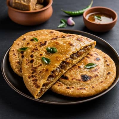 2 Bellam Chapathi with Ghee