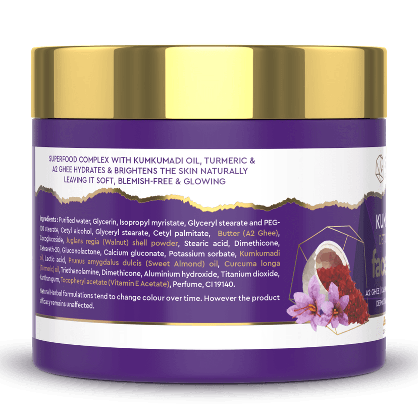 Baidyanath Siddhayu Kumkumadi Detan plus Glow Face Scrub 100 Gms view 3