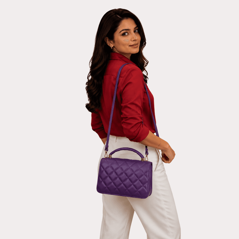 Crystal Pearl Luxe Statement Handbag