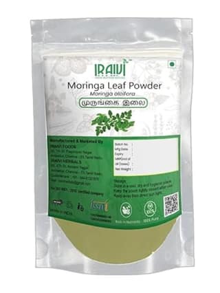 Iraivi Premium Moringa Leaf Powder Natural Drumstick Leaves | Pure & Natural by Iraivi Organics
