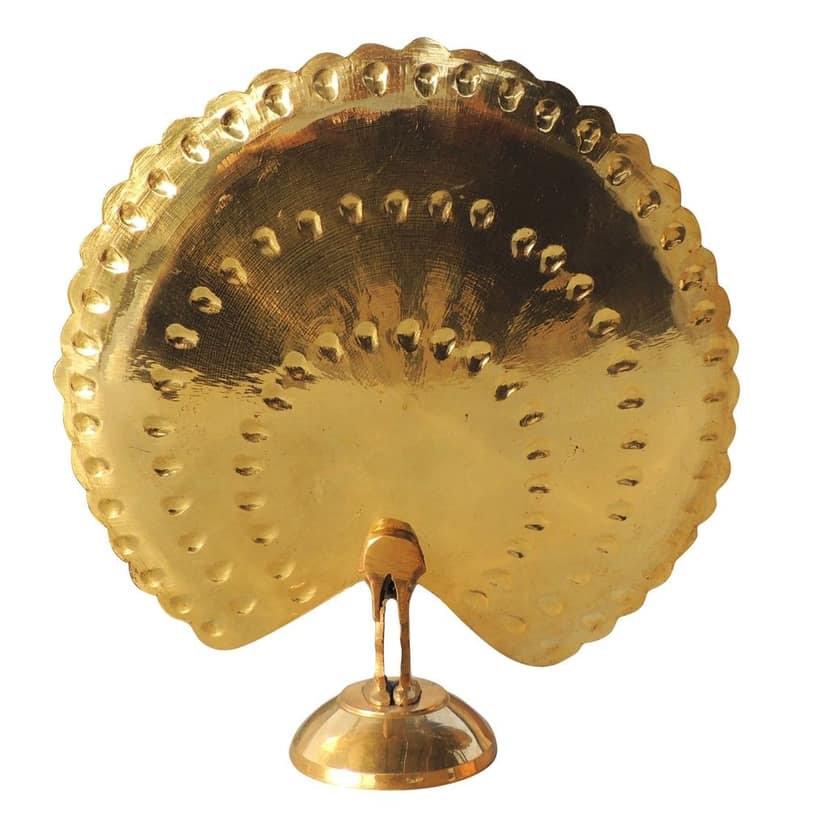 Brass Handicraft Showpiece Peacock Statue (FMAS375 A) view 3
