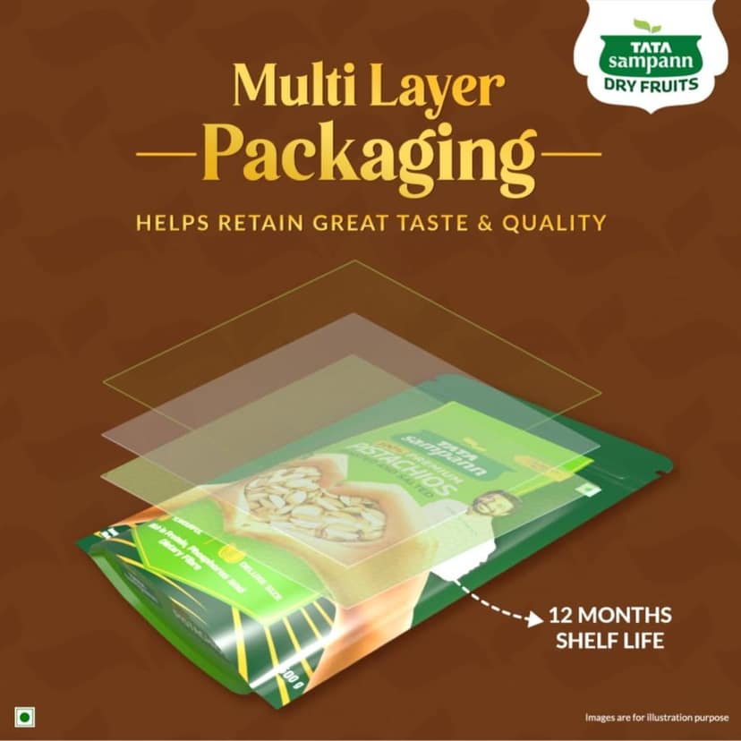 Tata Sampann Pistachios Roasted & Salted, Pista, 200g, Rich In Protein, Phosphorus, & Dietary Fibre, Premium Nuts & Dry Fruits, Shelled Nuts, Crunchy & Delicious Healthy Snack view 6