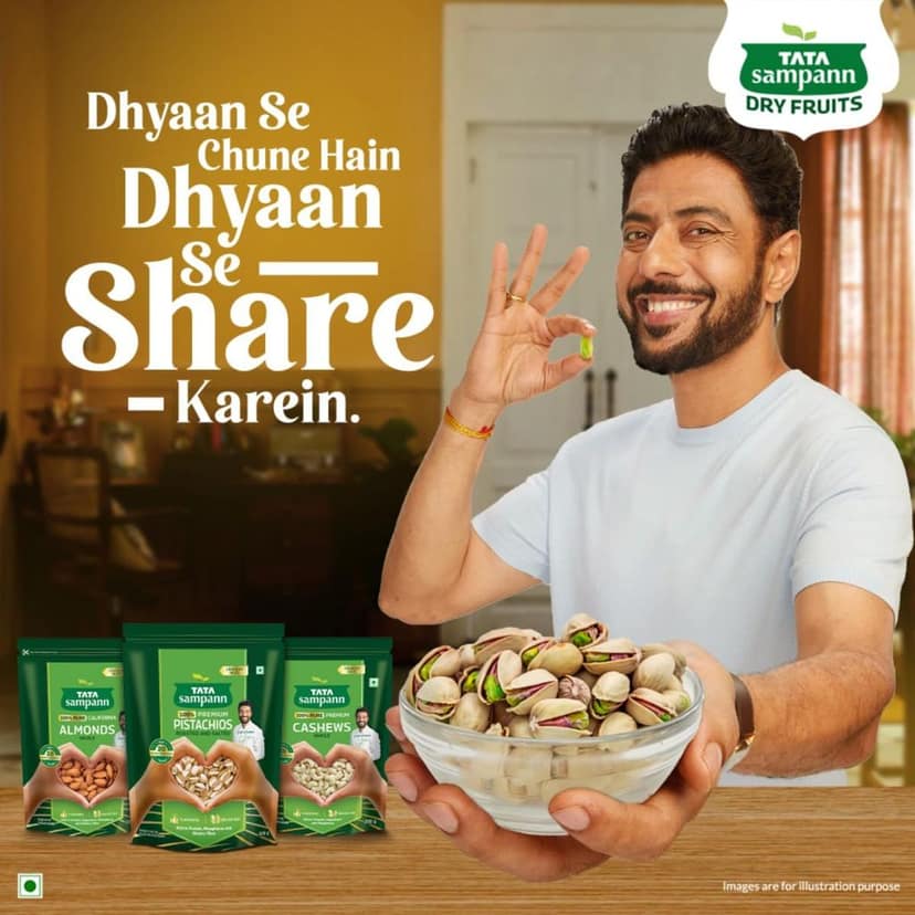 Tata Sampann Pistachios Roasted & Salted, Pista, 200g, Rich In Protein, Phosphorus, & Dietary Fibre, Premium Nuts & Dry Fruits, Shelled Nuts, Crunchy & Delicious Healthy Snack view 7