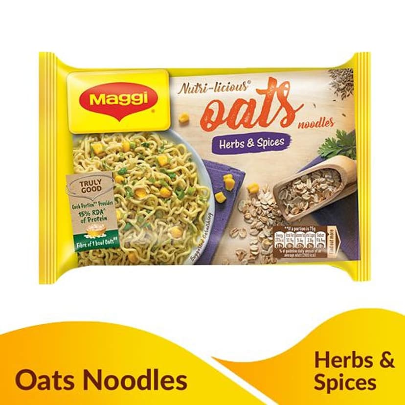 Maggi Nutri-Licious Oats Noodles - Herbs & Spices, 75 G
