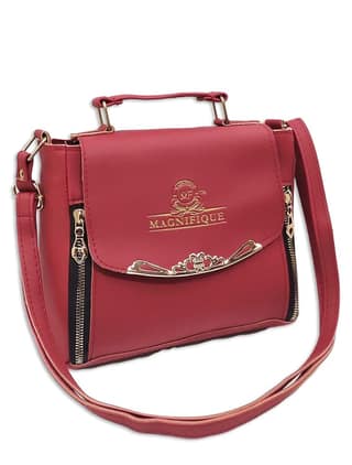 Magnifique Women's Hand/Sling/Side Bag/purse Polyurethane Western (Multicolor)