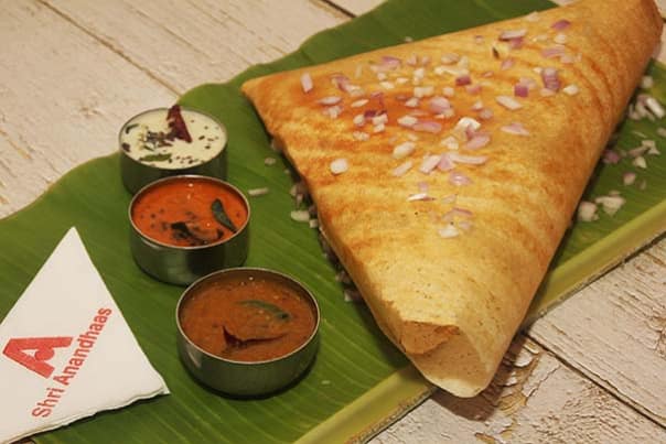 Ghee onion dosa