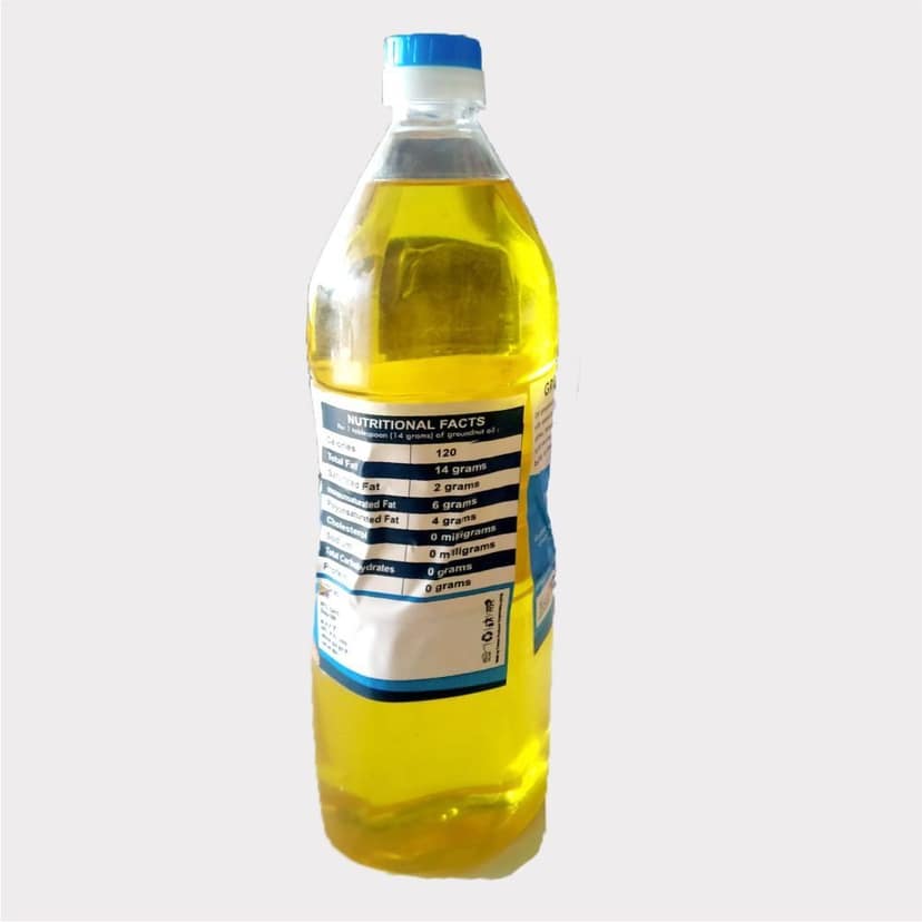 Groundnut Oil 1 Litre by Una Krishi Producer – Pure, Cold-Pressed & Made by Farmers. view 4