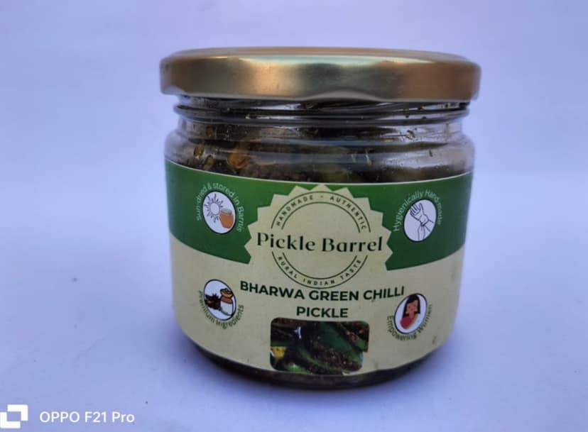 Bharwa Green chilli pickle 250 Gms view 3