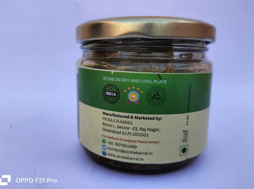 Bharwa Green chilli pickle 250 Gms view 4