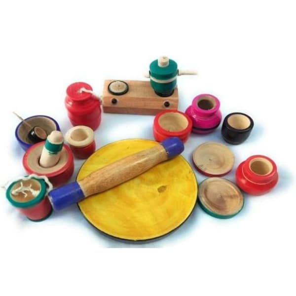 Wooden Kitchen Set