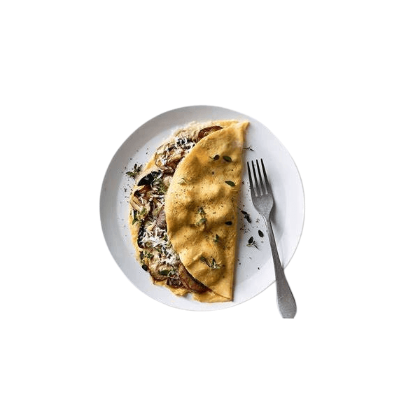 Egg Mushrooms Omelette