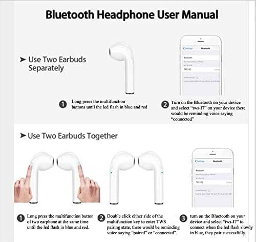 Ekdant I7s TWS Mini Twin Portable Wireless Bluetooth Earphones With Active Noise Cancellation Technology And Charging Box For All Smart Phones view 6